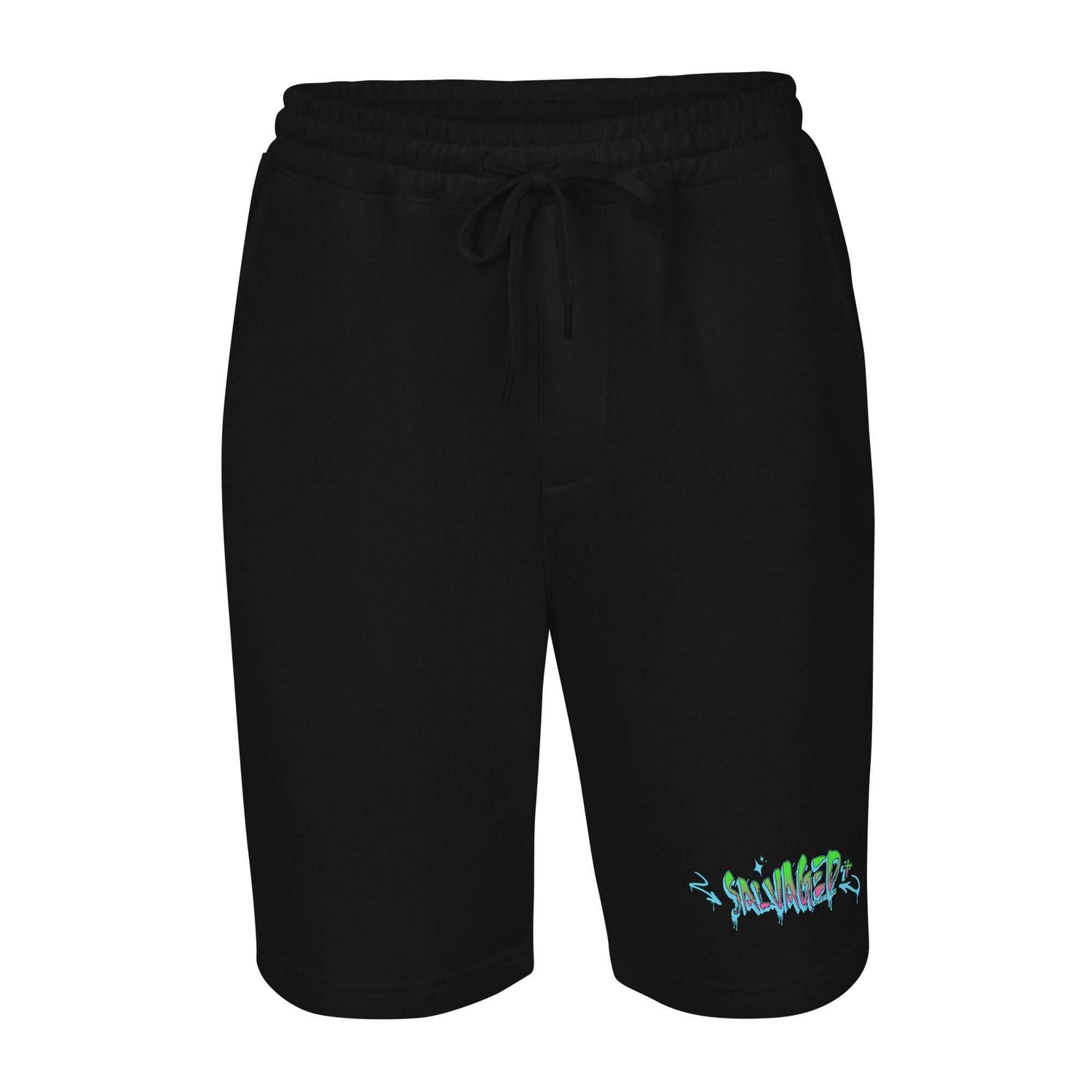 Street graphic fleece shorts - Salvaged Clothing co.