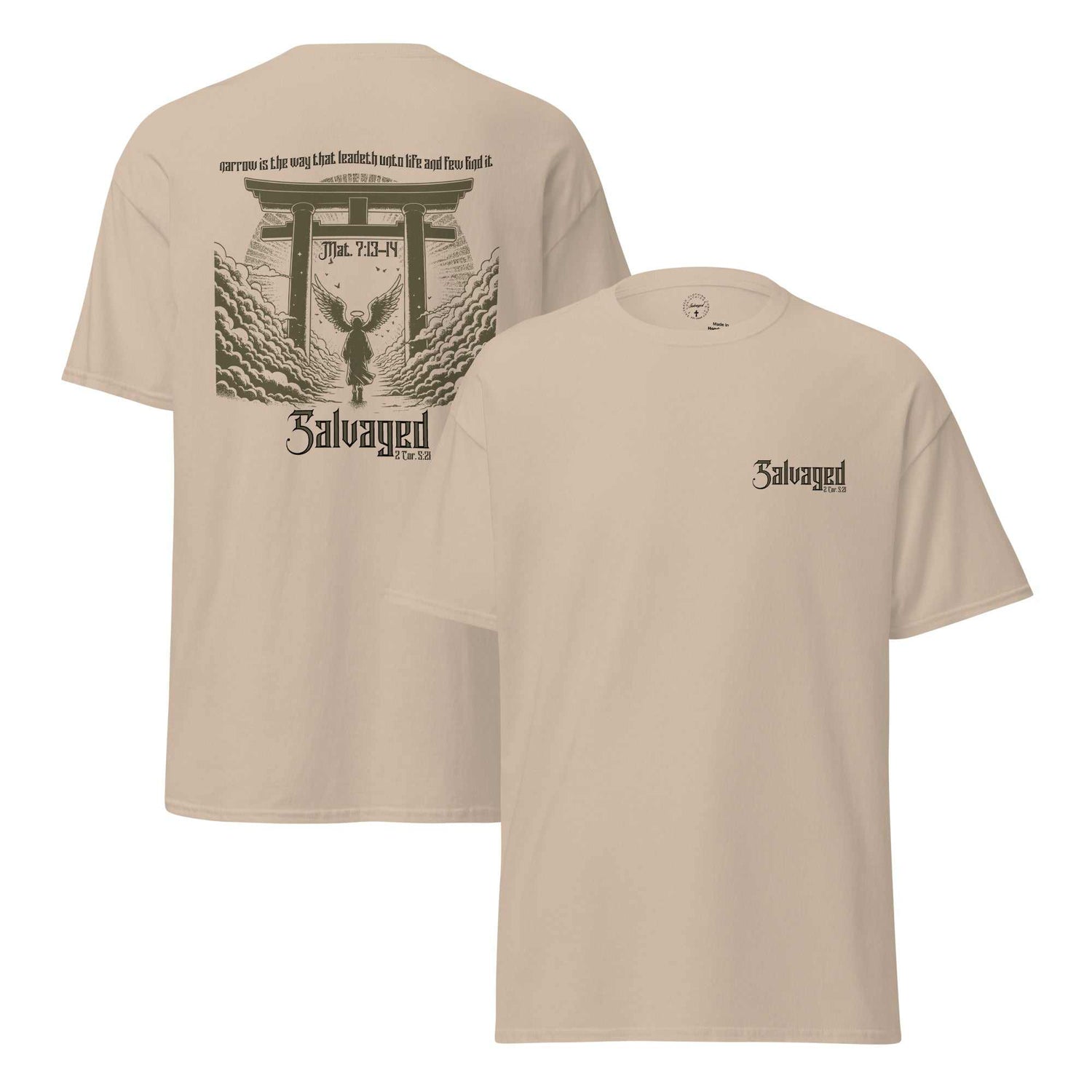 Matthew 7 tee - Salvaged Clothing co.