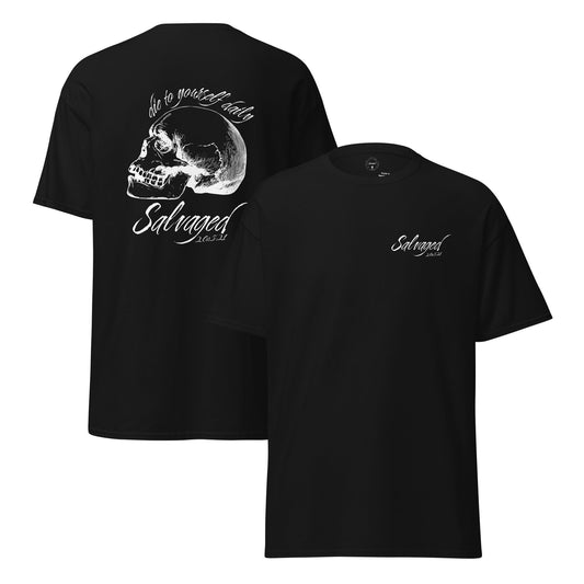 die to yourself black tee - Salvaged Clothing co.
