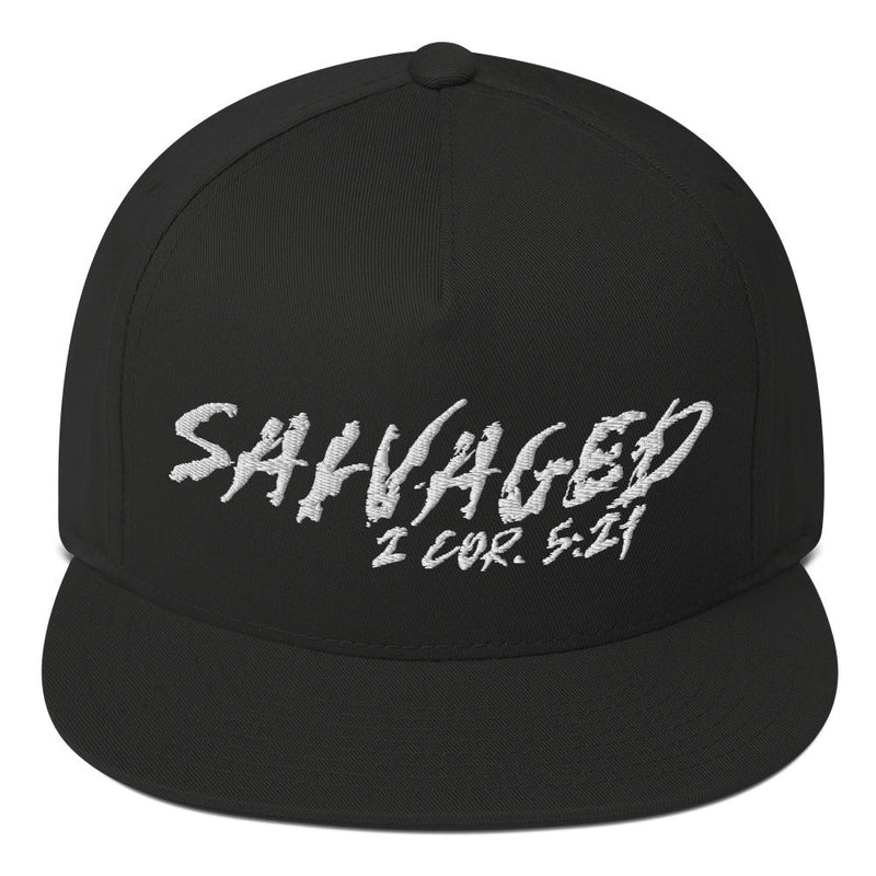 wild font flat bill cap - Salvaged Clothing co.