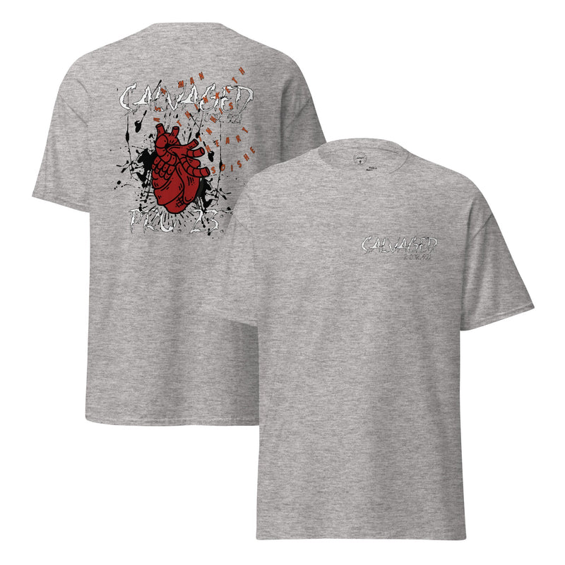 Proverbs 23:7 tee - Salvaged Clothing co.