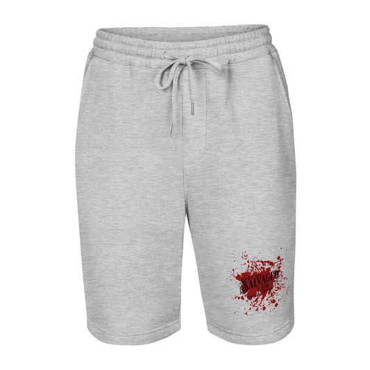 Covered by the Blood fleece shorts - Salvaged Clothing co.